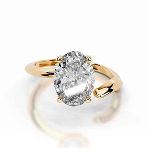Vine Glow Delicacy Moissanite Solitaire Ring