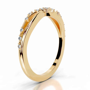 Interlaced Eternity | Ausha Moissanite Ring