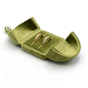 High Quality Flannelette Double Open Ring Box