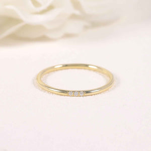 Starlight Three-Stone Ring