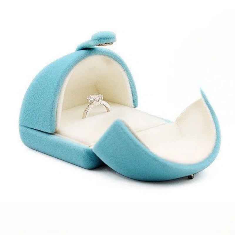 High Quality Flannelette Double Open Ring Box