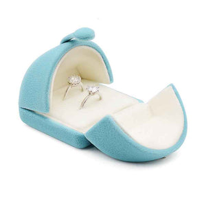 High Quality Flannelette Double Open Ring Box