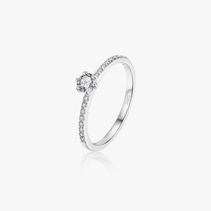 S925 Sterling Silver Ring, Recycled Sterling Silver Ring, 5A Cubic Zirconia Ring, Colored Zircon Ring