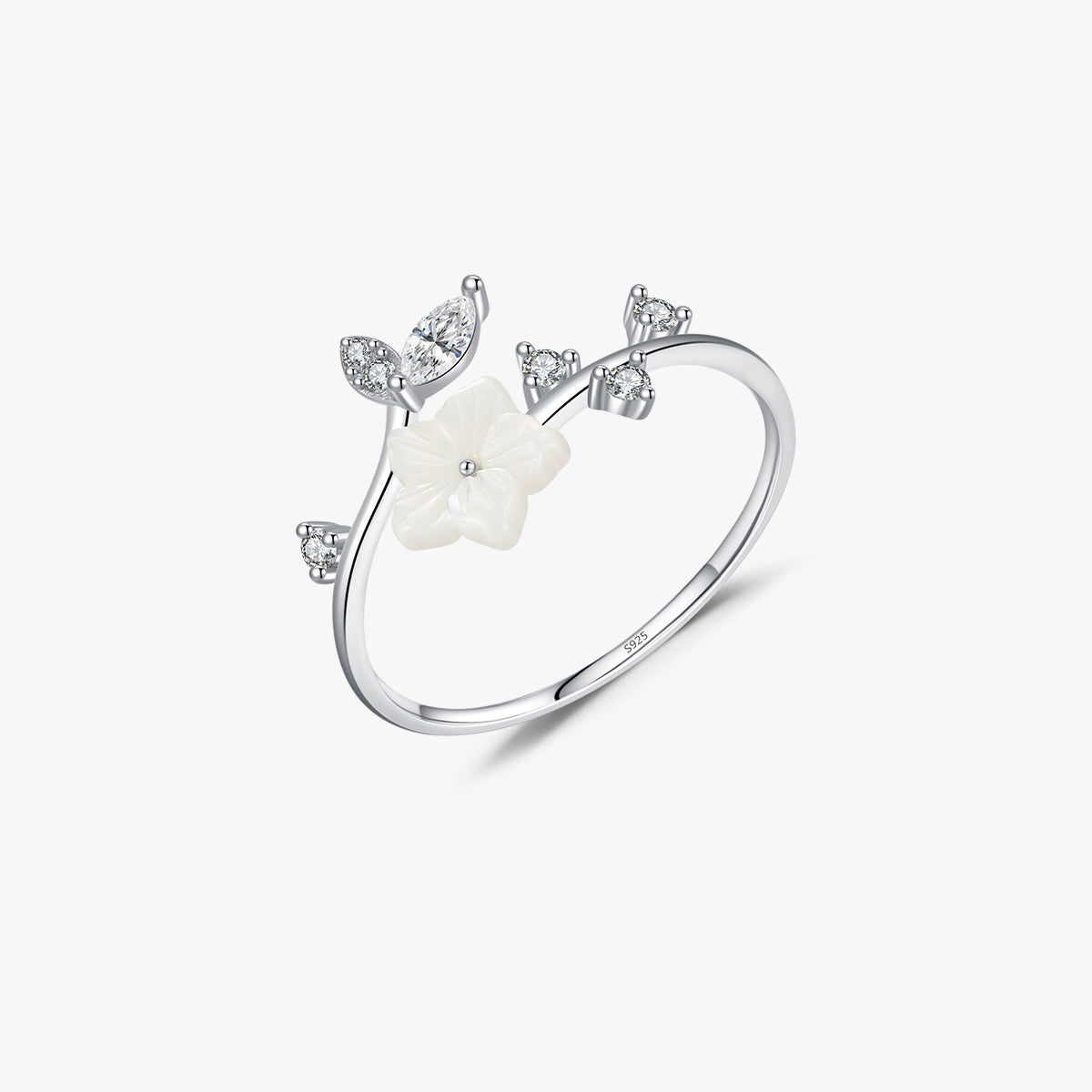 S925 Sterling Silver Ring, Recycled Sterling Silver Ring, 5A Cubic Zirconia Ring, Colored Zircon Ring