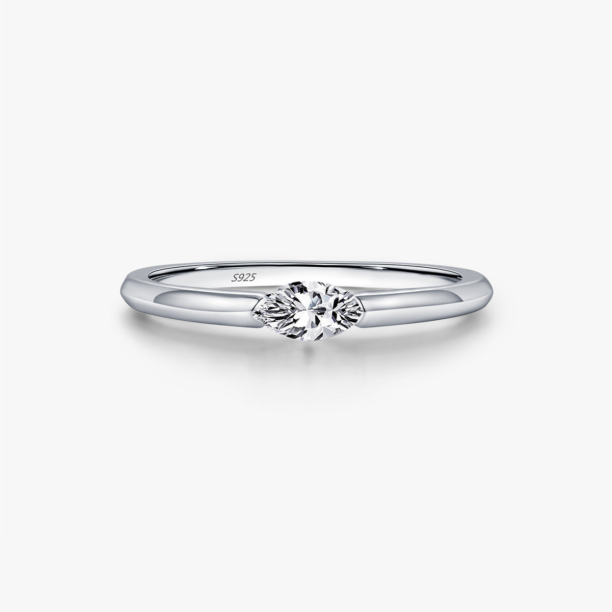 S925 Sterling Silver Ring, Recycled Sterling Silver Ring, 5A Cubic Zirconia Ring, Colored Zircon Ring