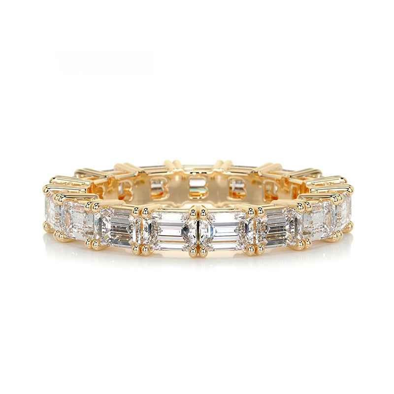 Deco Eon | Moissanite Eternity Ring