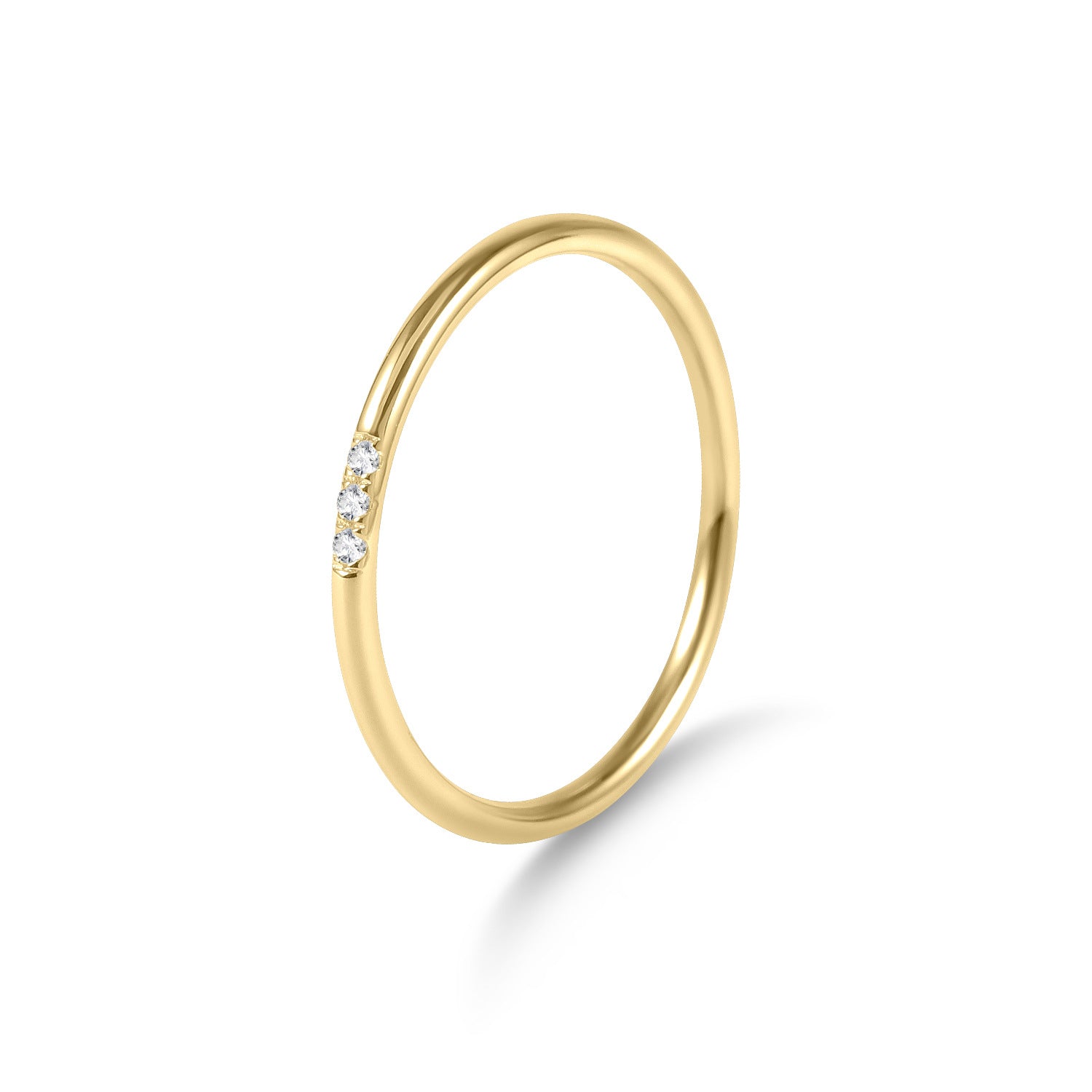 Starlight Three-Stone Ring