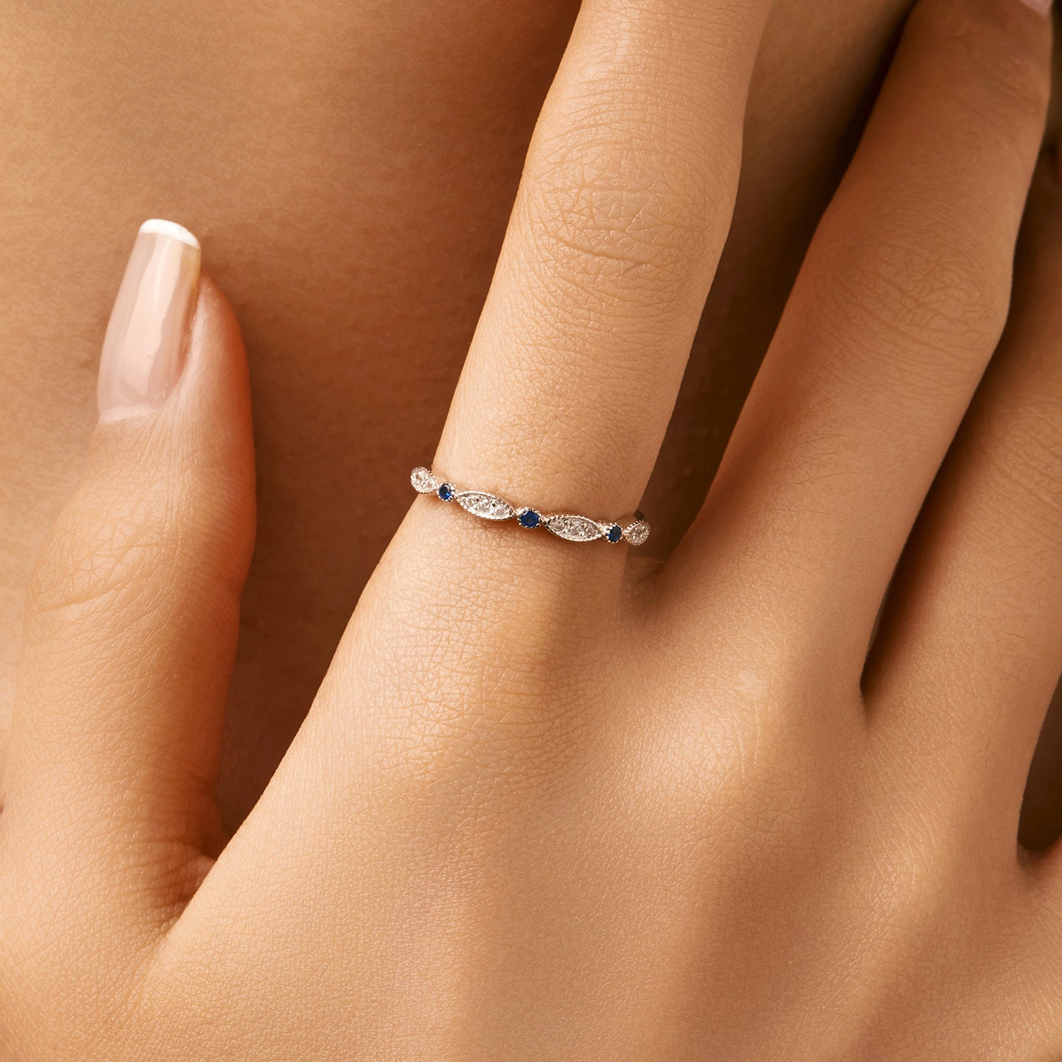 S925 Sterling Silver Ring, Recycled Sterling Silver Ring, 5A Cubic Zirconia Ring, Colored Zircon Ring