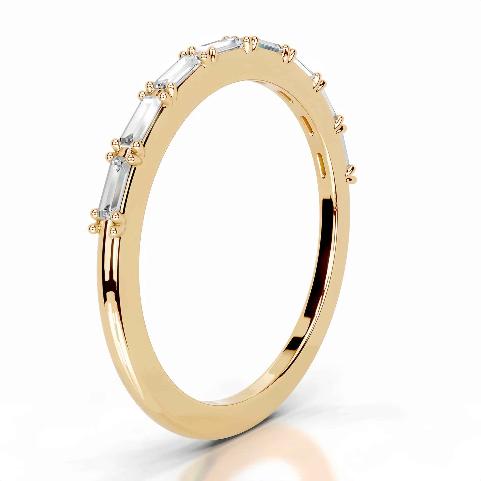 Deco Eternity | Irie Moissanite Ring