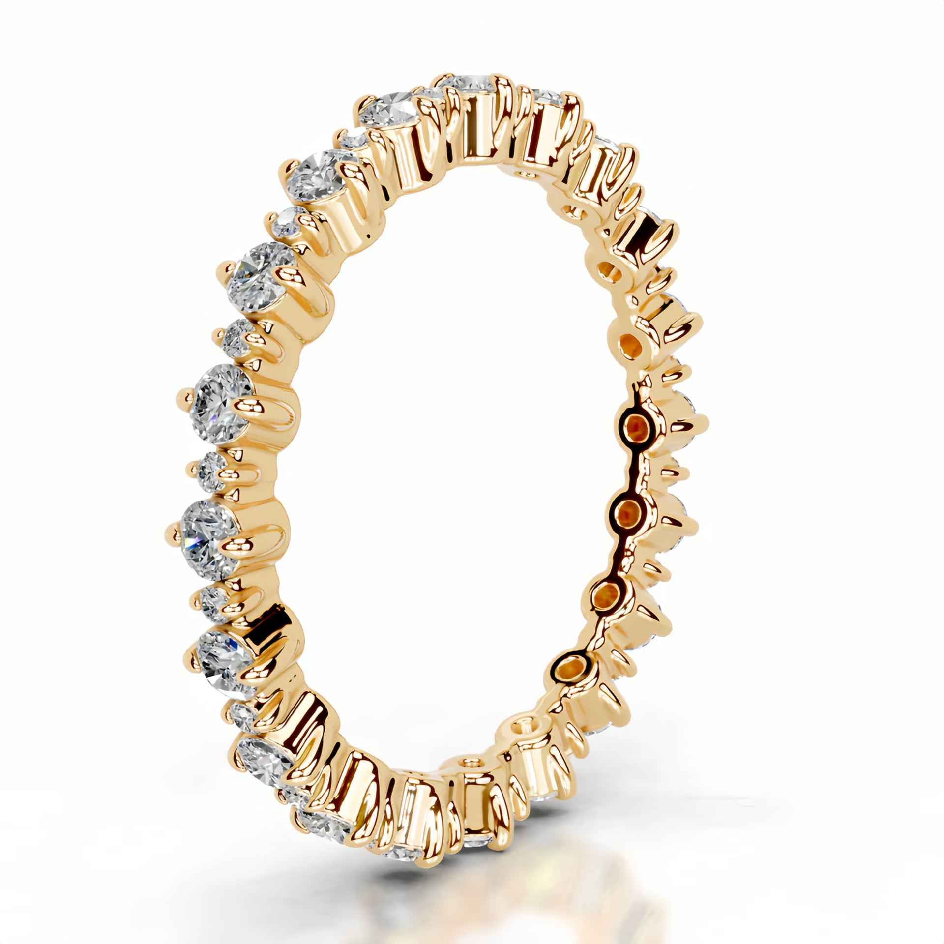 Stellar Eternity Moissanite Ring