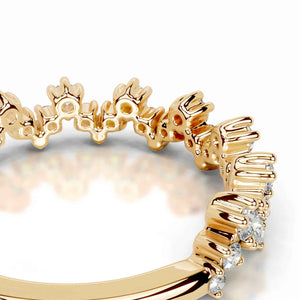 Crown Radiance Eternity Moissanite Ring