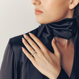 Eternal Bloom Eternity Moissanite Ring