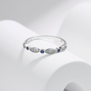 S925 Sterling Silver Ring, Recycled Sterling Silver Ring, 5A Cubic Zirconia Ring, Colored Zircon Ring