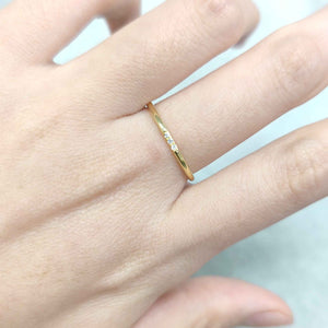 Starlight Three-Stone Ring
