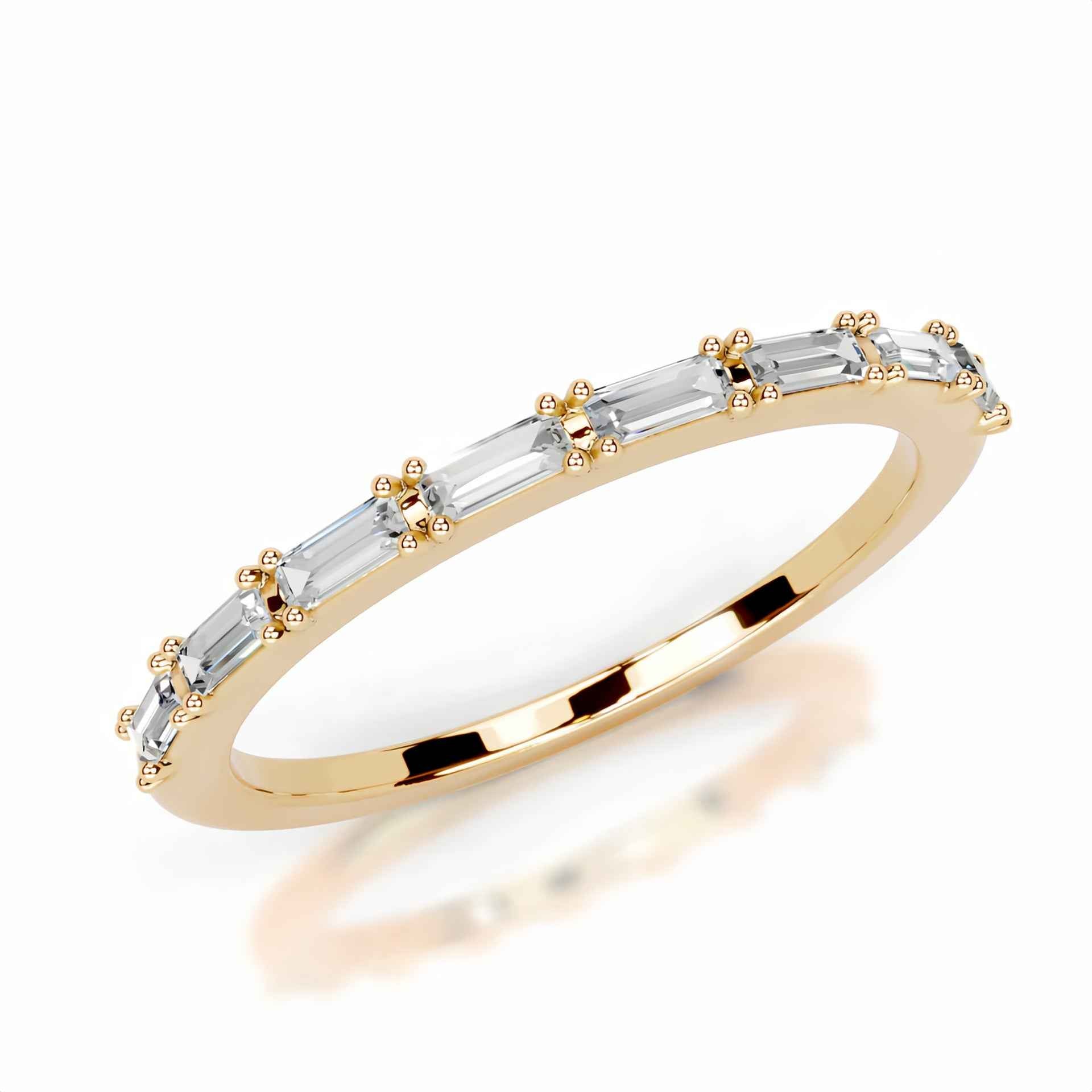 Deco Eternity | Irie Moissanite Ring