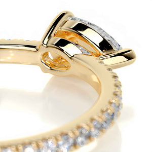 Eternal Halo | Chloe Pear Stacking Ring