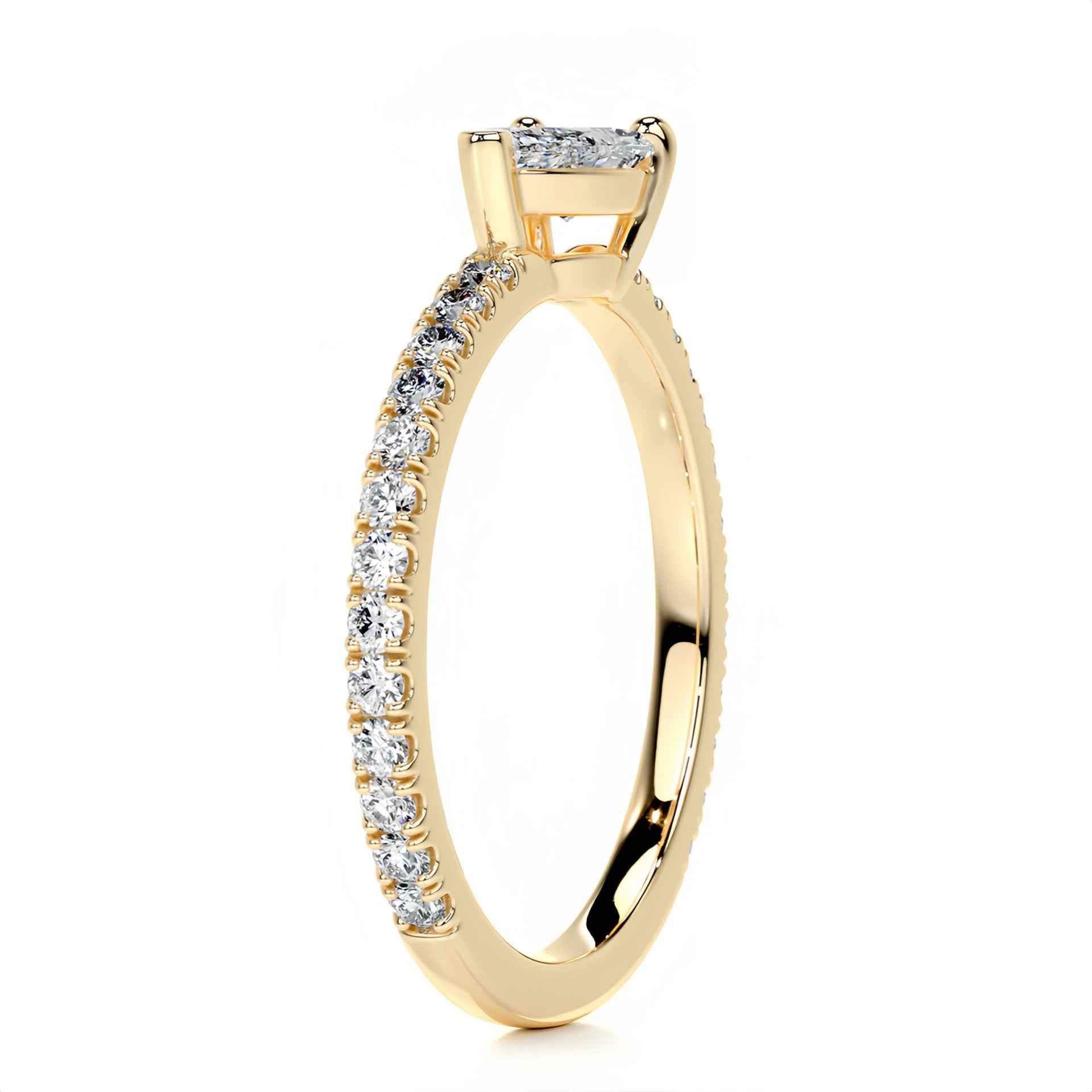 Eternal Halo | Chloe Pear Stacking Ring