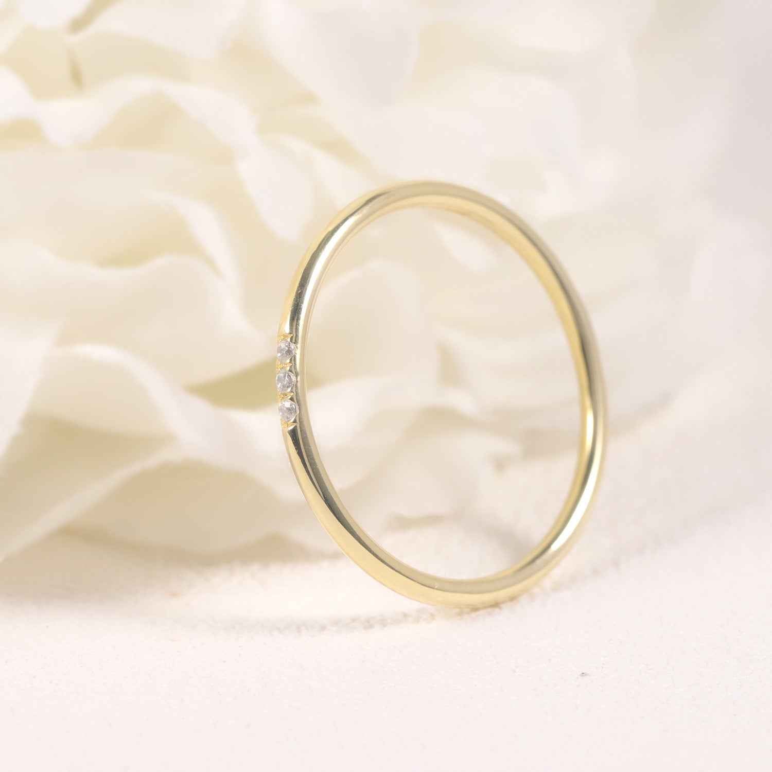 Starlight Three-Stone Ring