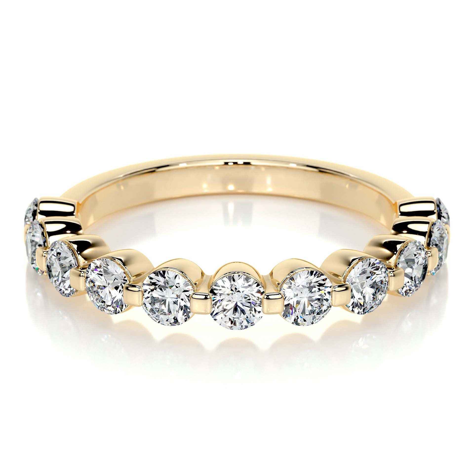 Lumina Eterna | Moissanite Half-Eternity Ring