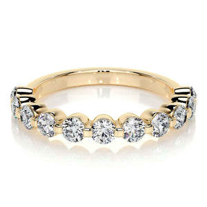 Lumina Eterna | Moissanite Half-Eternity Ring