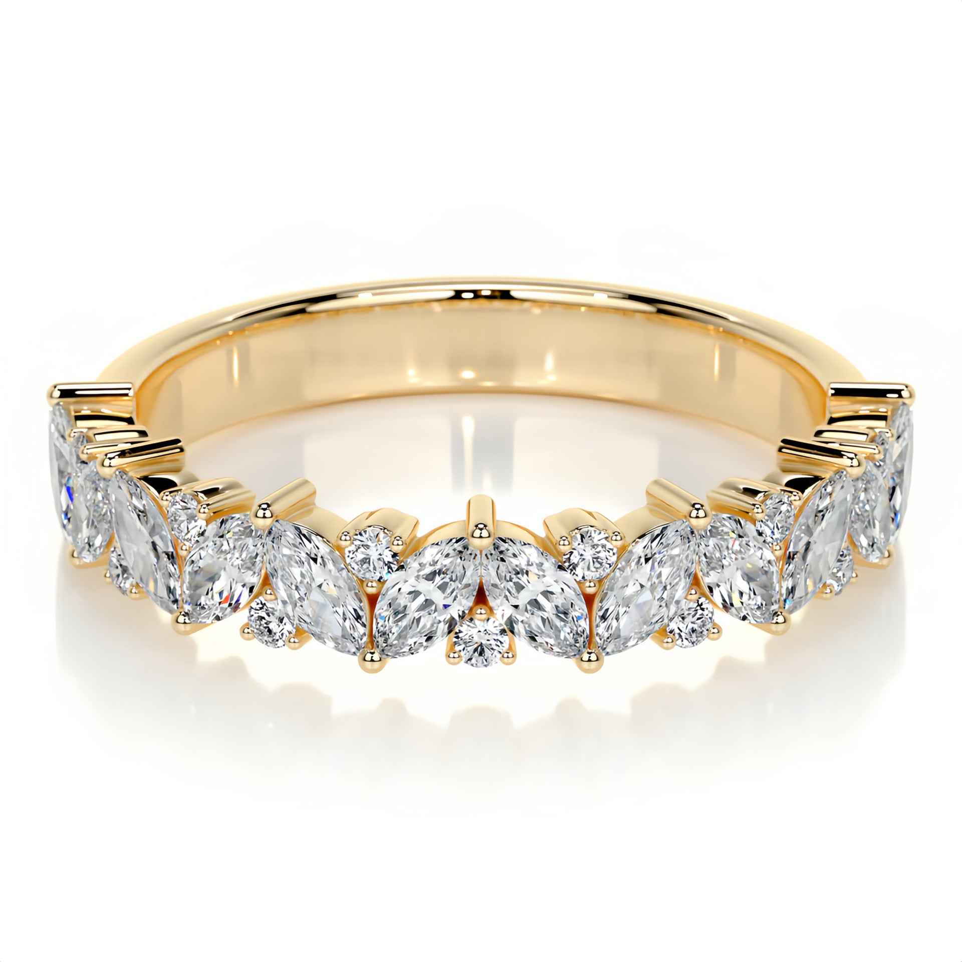 Stellar Halo | Moissanite Stacking Ring