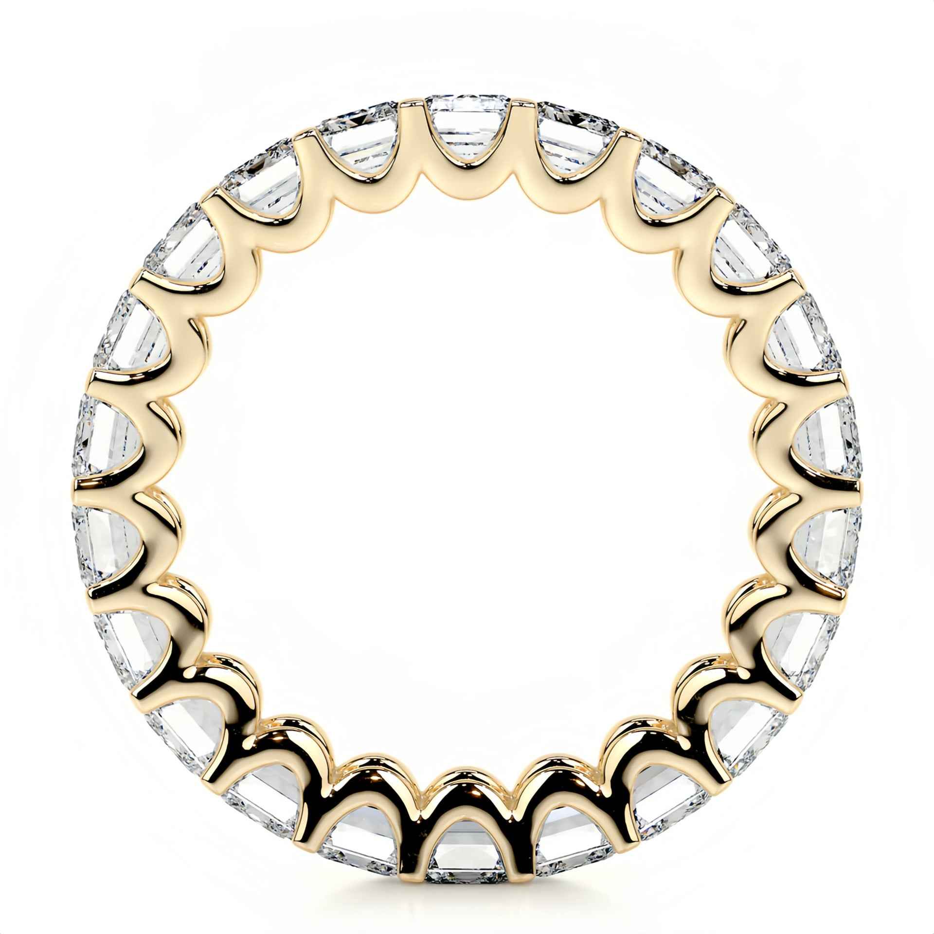 Eternal Geo | Moissanite Eternity Ring