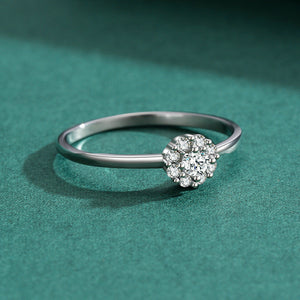 S925 Sterling Silver Ring, Recycled Sterling Silver Ring, 5A Cubic Zirconia Ring, Colored Zircon Ring