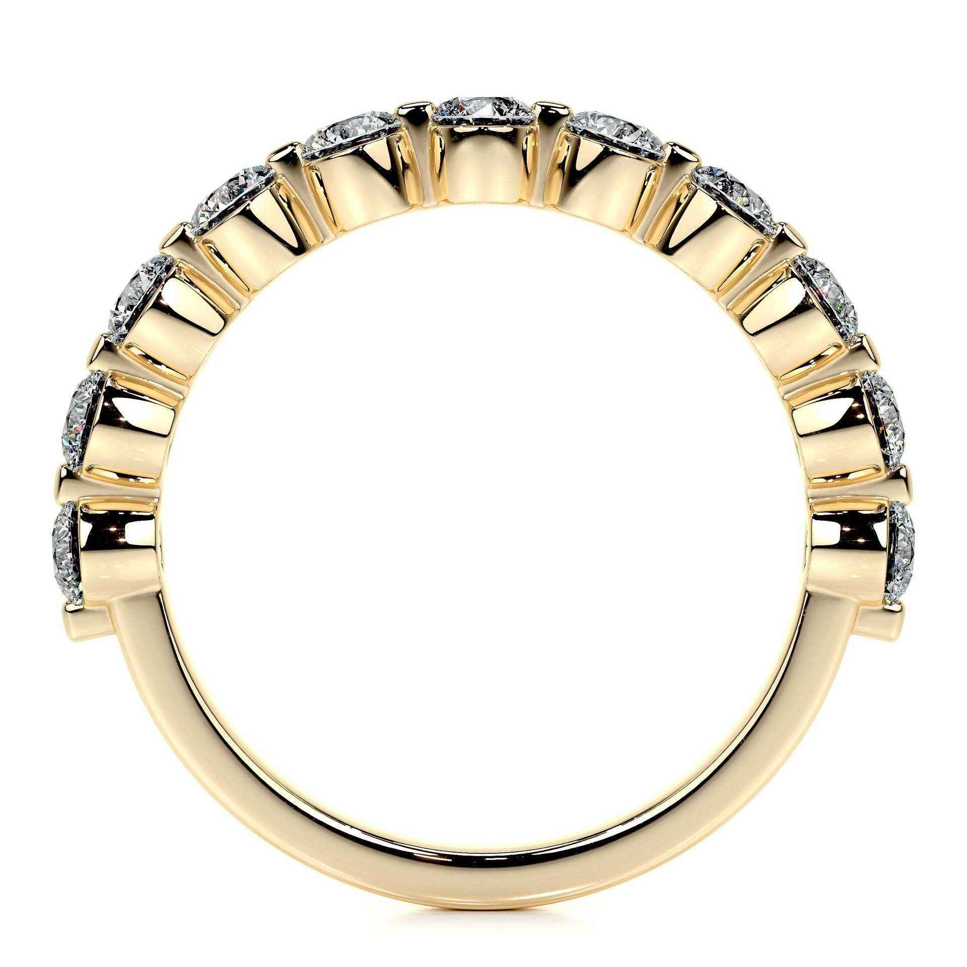 Lumina Eterna | Moissanite Half-Eternity Ring