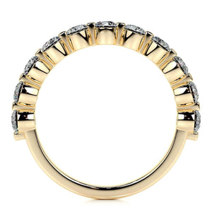 Lumina Eterna | Moissanite Half-Eternity Ring