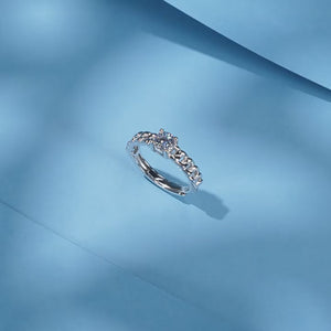 S925 Sterling Silver Ring, Recycled Sterling Silver Ring, 5A Cubic Zirconia Ring, Colored Zircon Ring